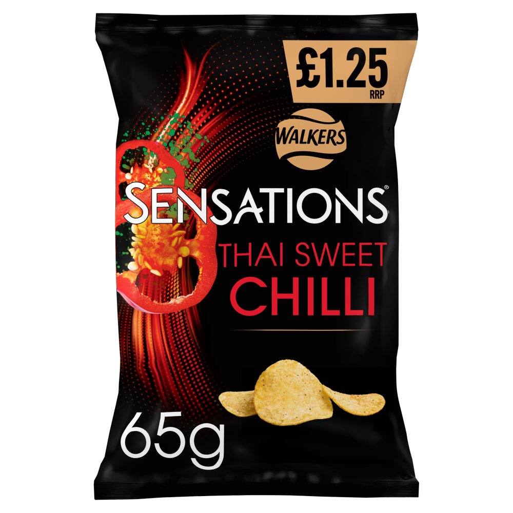 Walkers Sensations Thai Sweet Chilli Crisps 65g