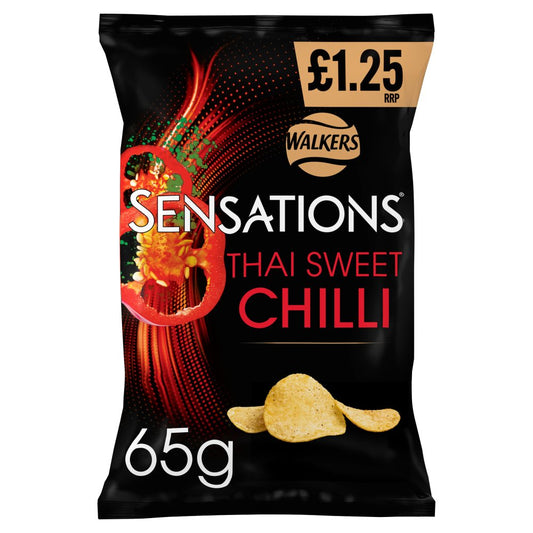 Walkers Sensations Thai Sweet Chilli Crisps 65g