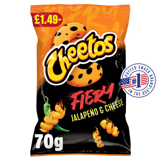 Cheetos Jalapeño Piquant et Fromage à Partager 70g