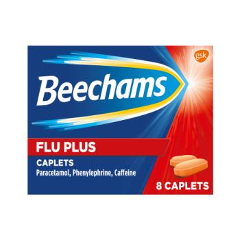Beechams Flu Plus Caplets 8s