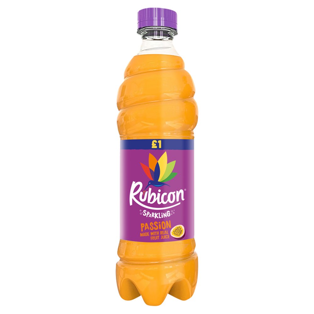 Rubicon Sparkling Passion Fruit Juice Drink 500ml PMP £1