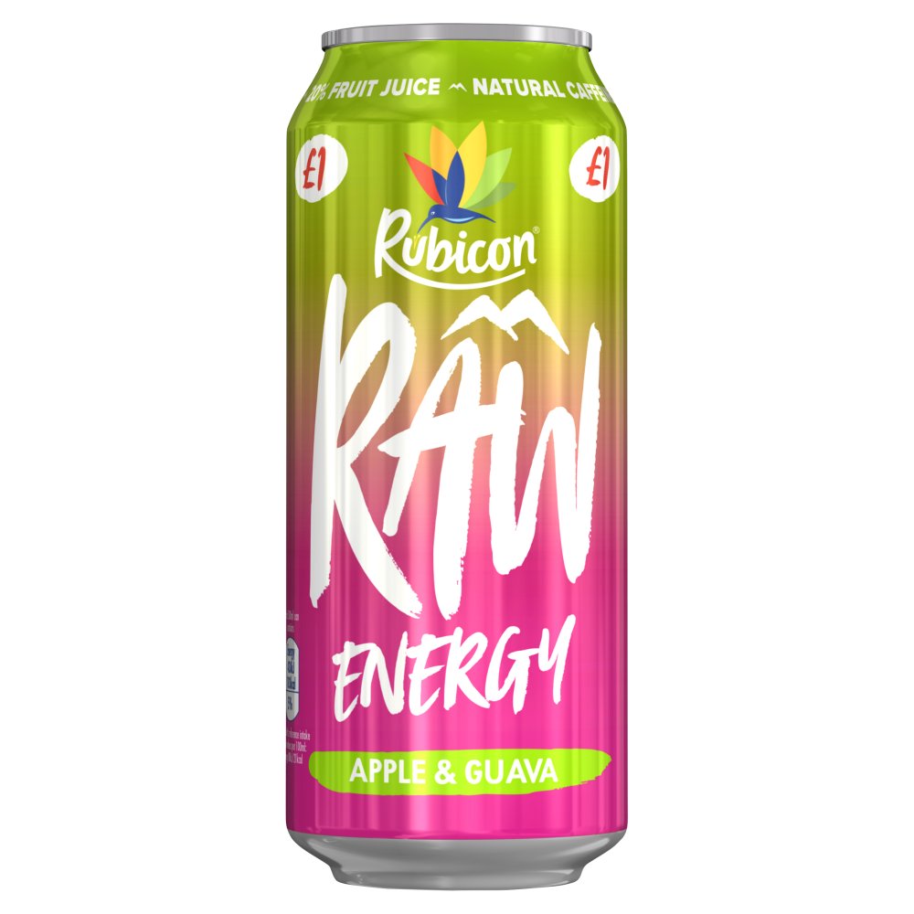 Rubicon Raw Energy Pomme & Goyave 500ml