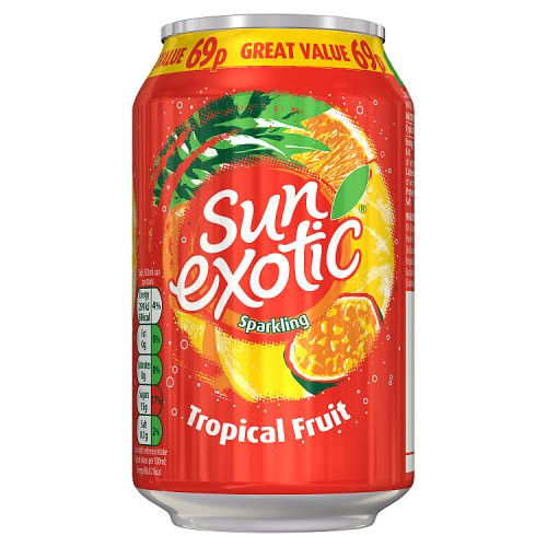 SUN EXOTIC TROPICAL FRUIT 330ml