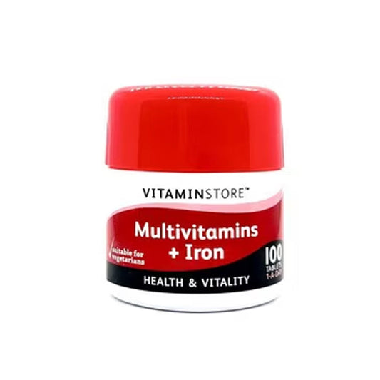 Vitaminstore Multivitamin + Iron 100 Tablets