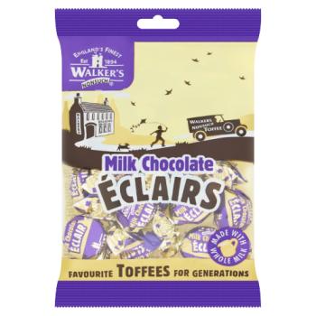 WALKERS MILK CHOCOLATE ECLAIRS