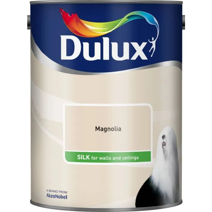 Peinture émulsion Dulux soyeuse - Magnolia - 5L