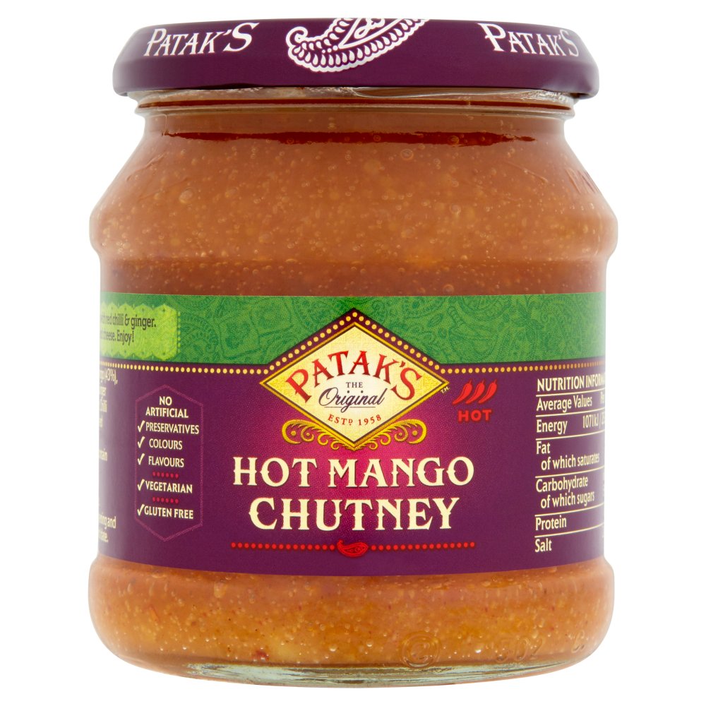 Patak's The Original Hot Mango Chutney 340g