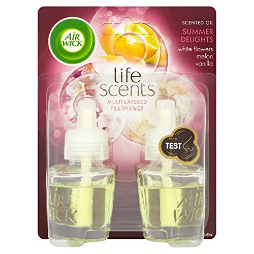 Recharge diffuseur électrique Air Wick Délices d'été 19 ml (Lot de 2)
