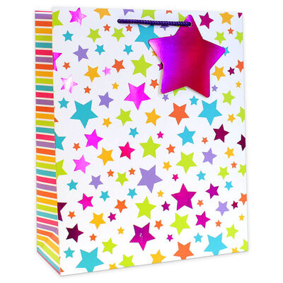 Sac cadeau - Étoiles - Très grand