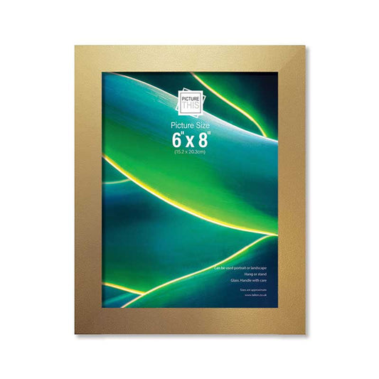 Gold 6" X 8" Photo Frame