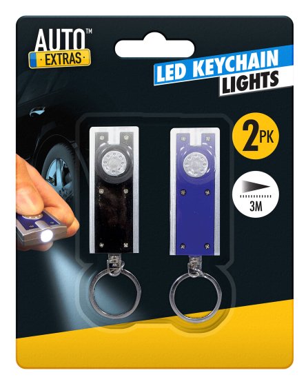LED Keychain Lights 2pk