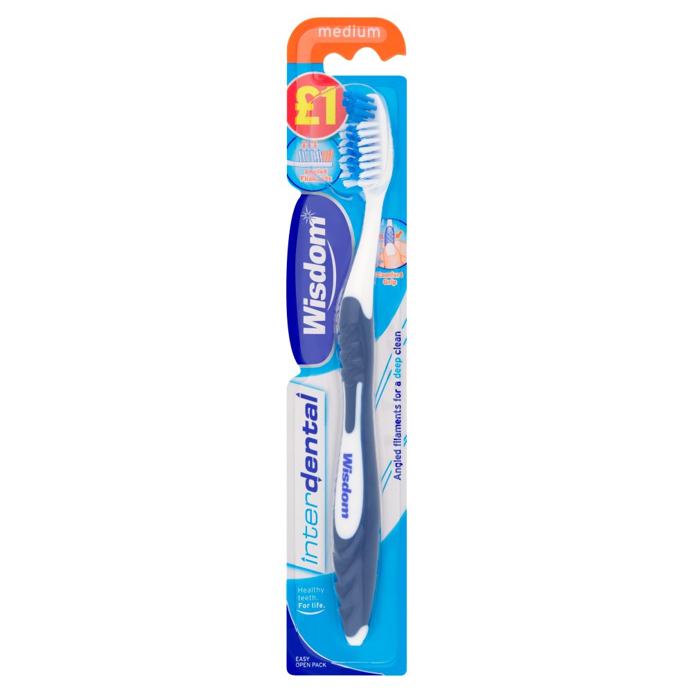 Wisdom interdental toothbrush pm£1 medium