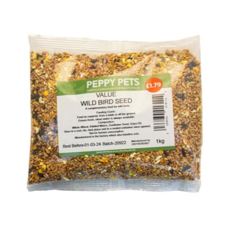 Peppy Pets Wild Bird Seeds Feed 1kg