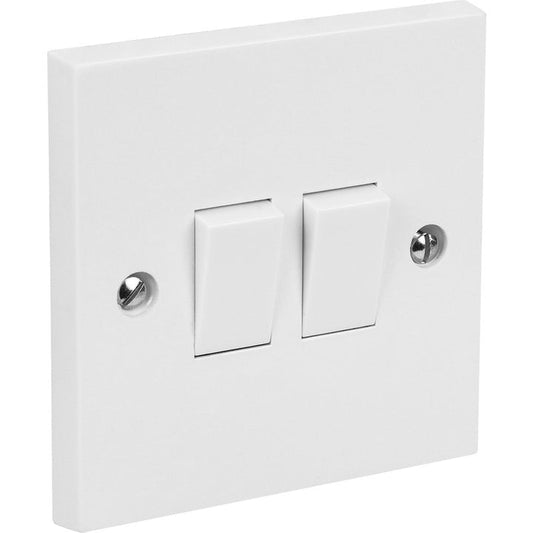 2 GANG 2 WAY LIGHT SWITCH