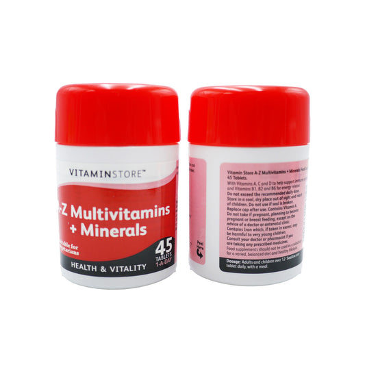 VITAMIN STORE A-Z MULTI VIT + MINERALS  45S