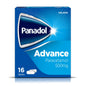 Panadol Advance Painkillers, 500mg Paracetamol Tablets, 16s