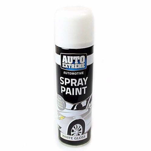 Auto Extreme Automotive AX Spray Paint White Gloss 250ml