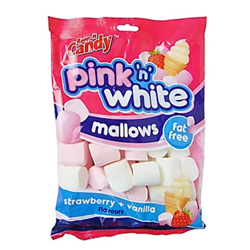 Keep-it Candy Pink and White Marshmallows 250g