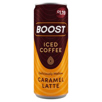 BOOST ICED COFFEE CARAMEL LATTE 250ml