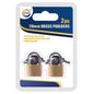 2pc 20mm BRASS PADLOCKS