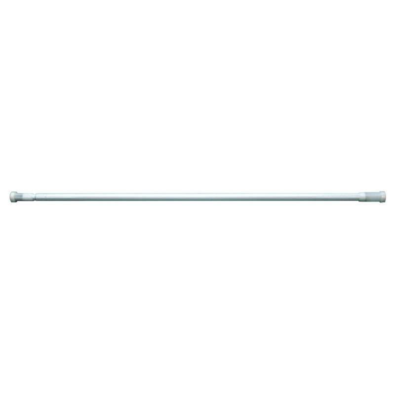 BLUECANYON EXTENDABLE SHOWER RAIL WHITE TELESCOPIC CURTAIN RAIL 140-260cm