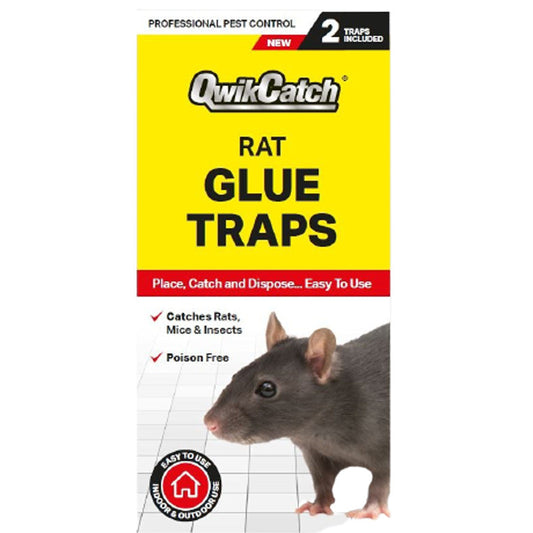 Pièges à colle à rats Qwik Catch, lot de 2