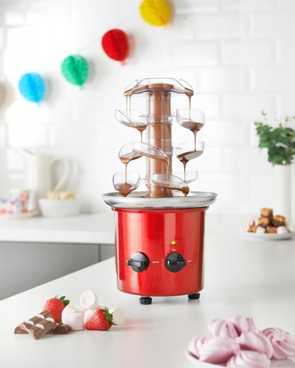 Fontaine de chocolat en cascade