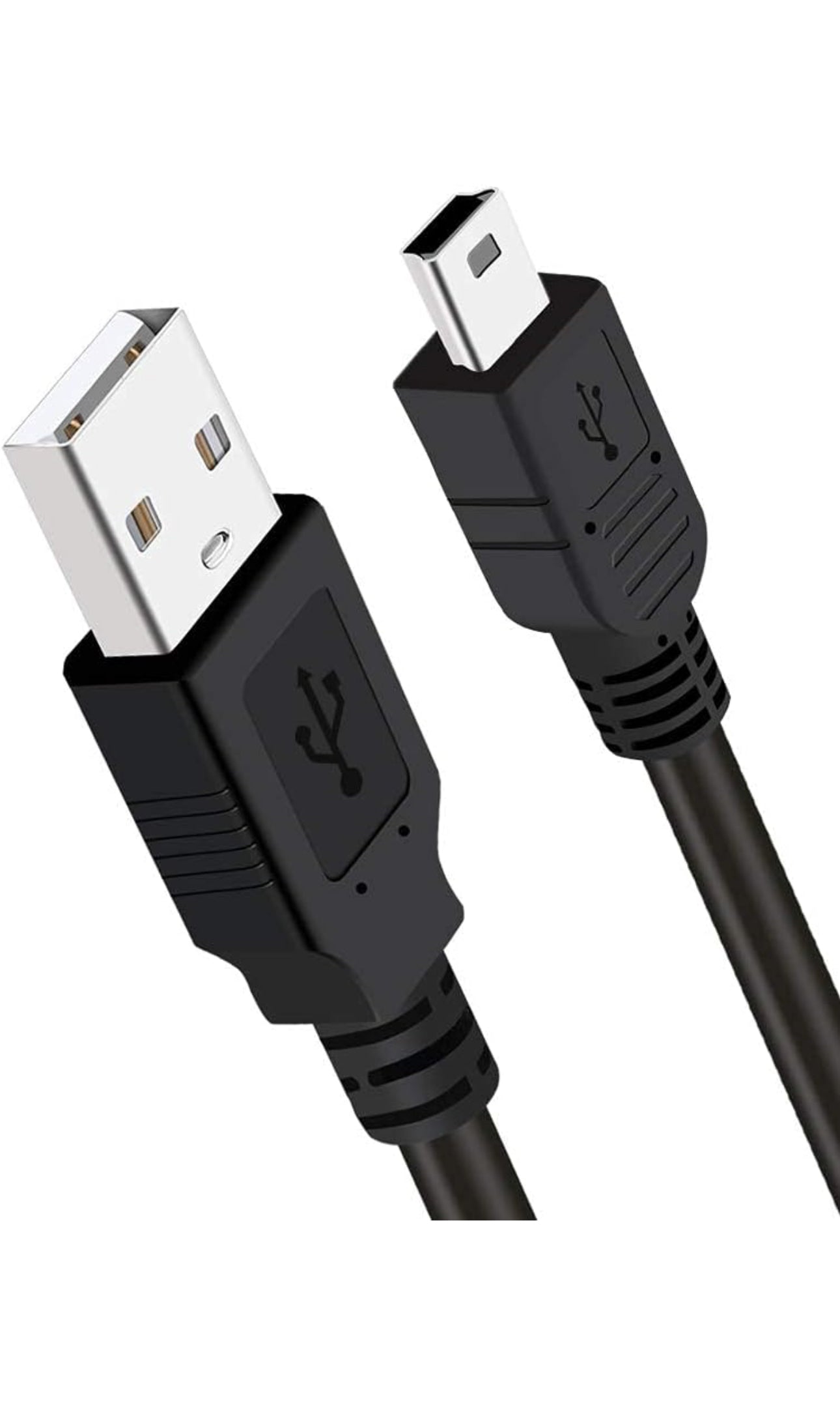 Câble de charge universel pour console PS3, câble USB 2.0 type A vers Mini B, mini câble de charge, câble pour caméra de tableau de bord, lecteur MP3, appareils photo numériques, câble USB A vers USB B