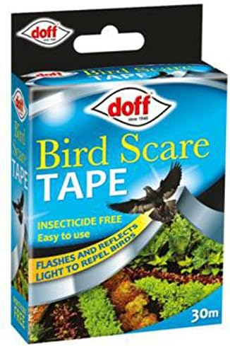 Doff Bird Scare Tape - 30m long - Insecticide Free - Bird Repellant - Bird Deterrant