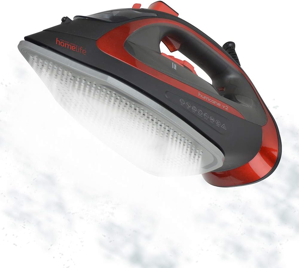 Fer à vapeur HomeLife 'Hurricane v2' 3200 W - Semelle en céramique