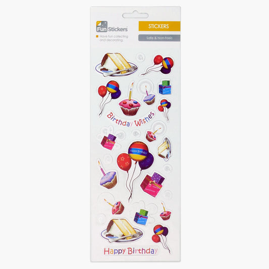Fun Stickers Happy Birthday