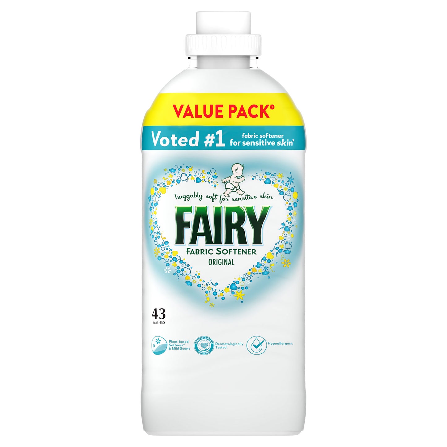 FAIRY FABRIC CONDITIONER ORIGINAL 43 Washes 1.419LT