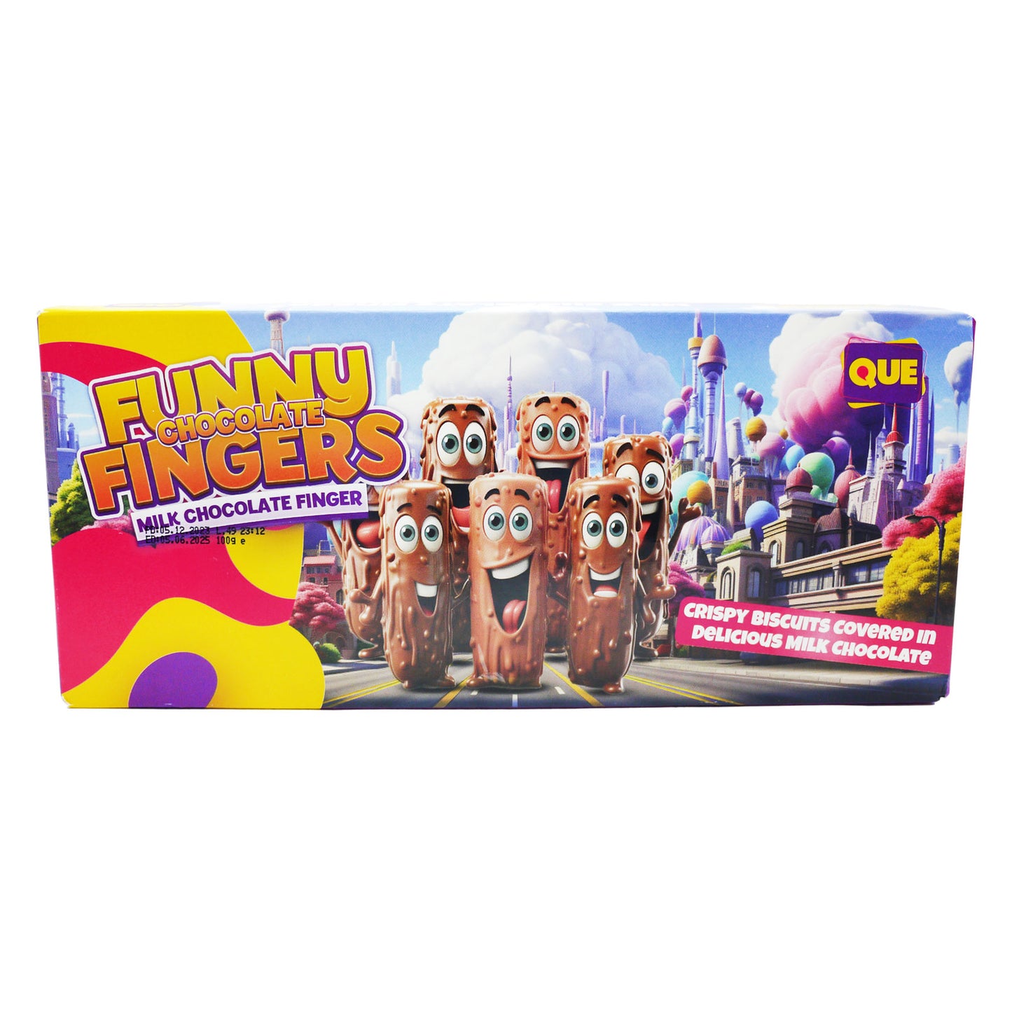 QUE BISCUITS CHOCOLATE COATED FINGER