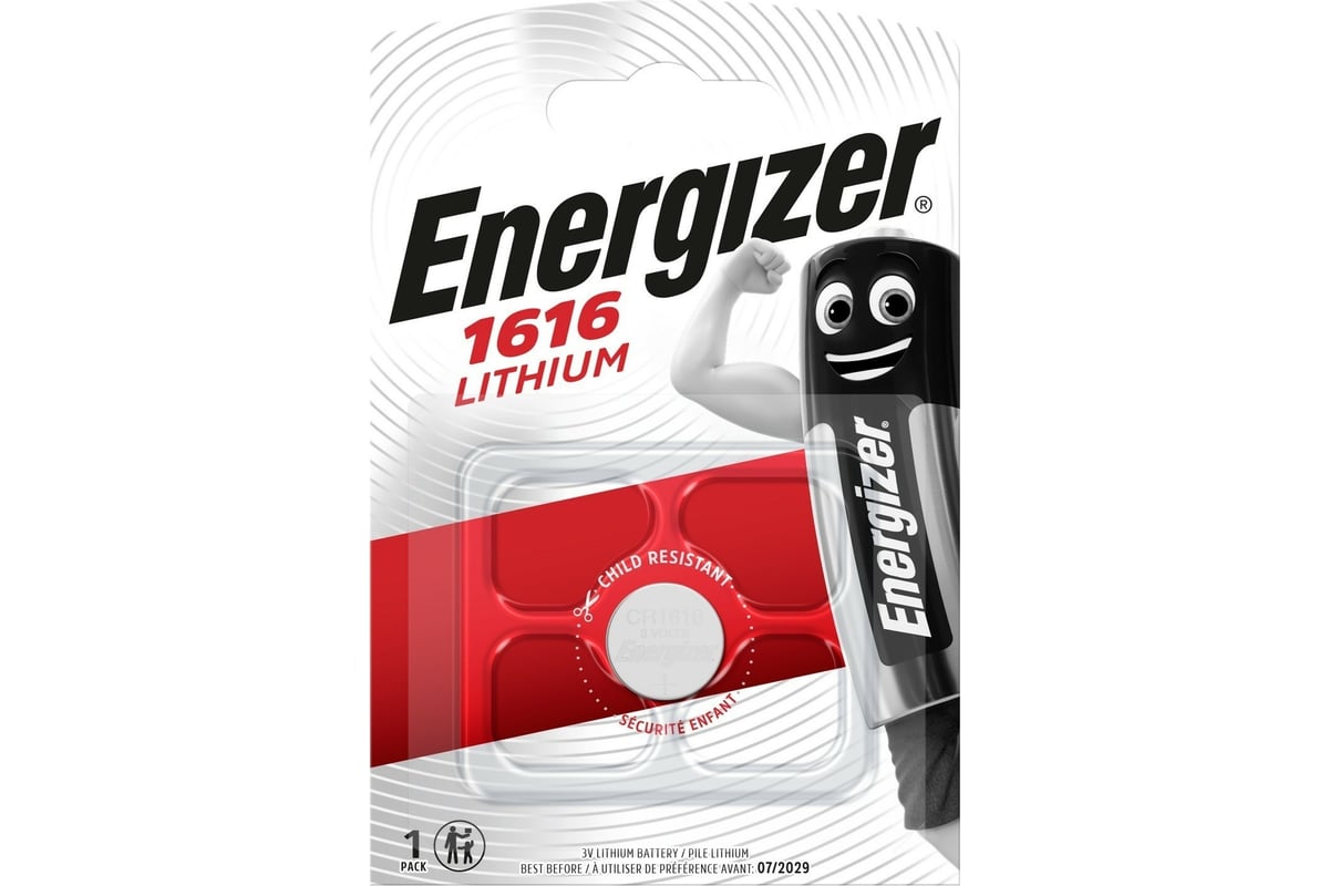 Pile Bouton Lithium Energizer CR1616