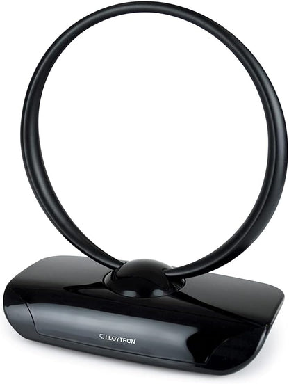 Antenne TV d'intérieur Lloytron Active - 50dB - Noir