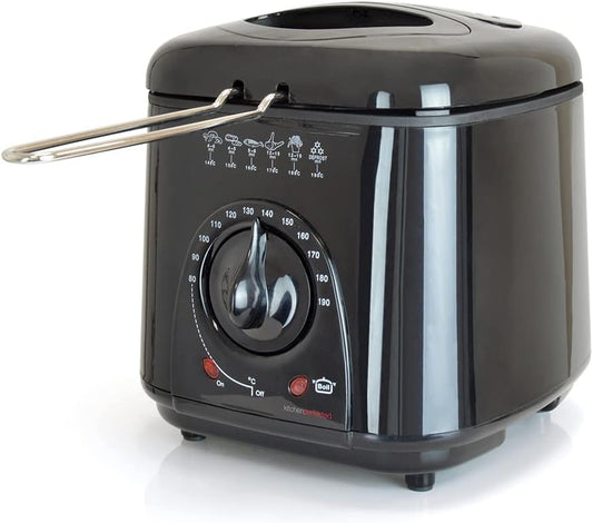 Friteuse compacte KitchenPerfected 1,0 L - Noir (IUEG)