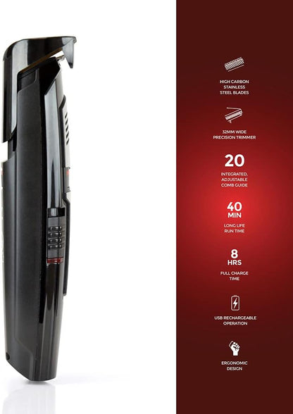 Paul Anthony 'Pro Series T2' USB Beard & Stubble Trimmer