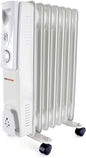 StayWarm 1500w 7 Fin Oil Radiator - Grey