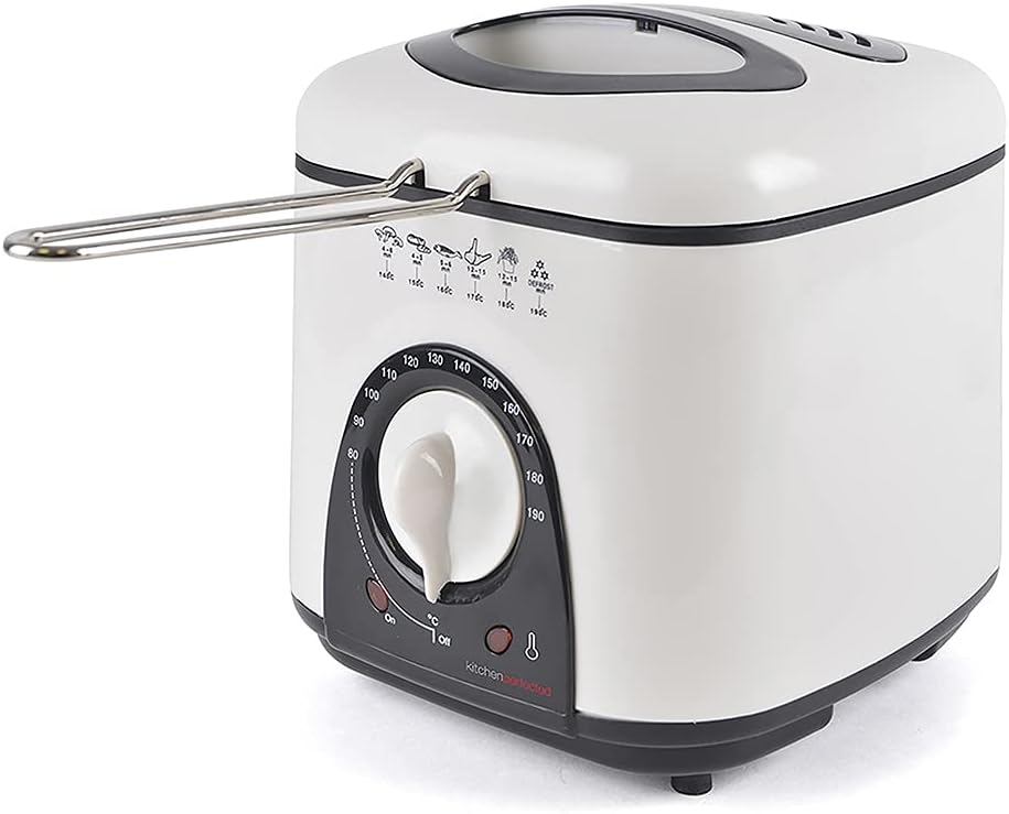 Friteuse Compacte KitchenPerfected 1,0 L - Crème