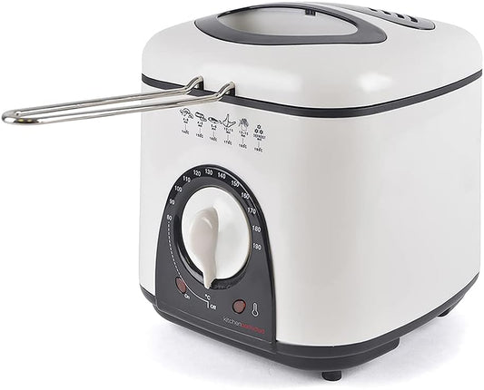 Friteuse Compacte KitchenPerfected 1,0 L - Crème