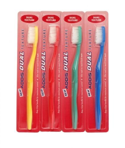 Addis Dual Toothbrush (Wisdom) ASSORTED ONLY 1 COLOR WILL SENT