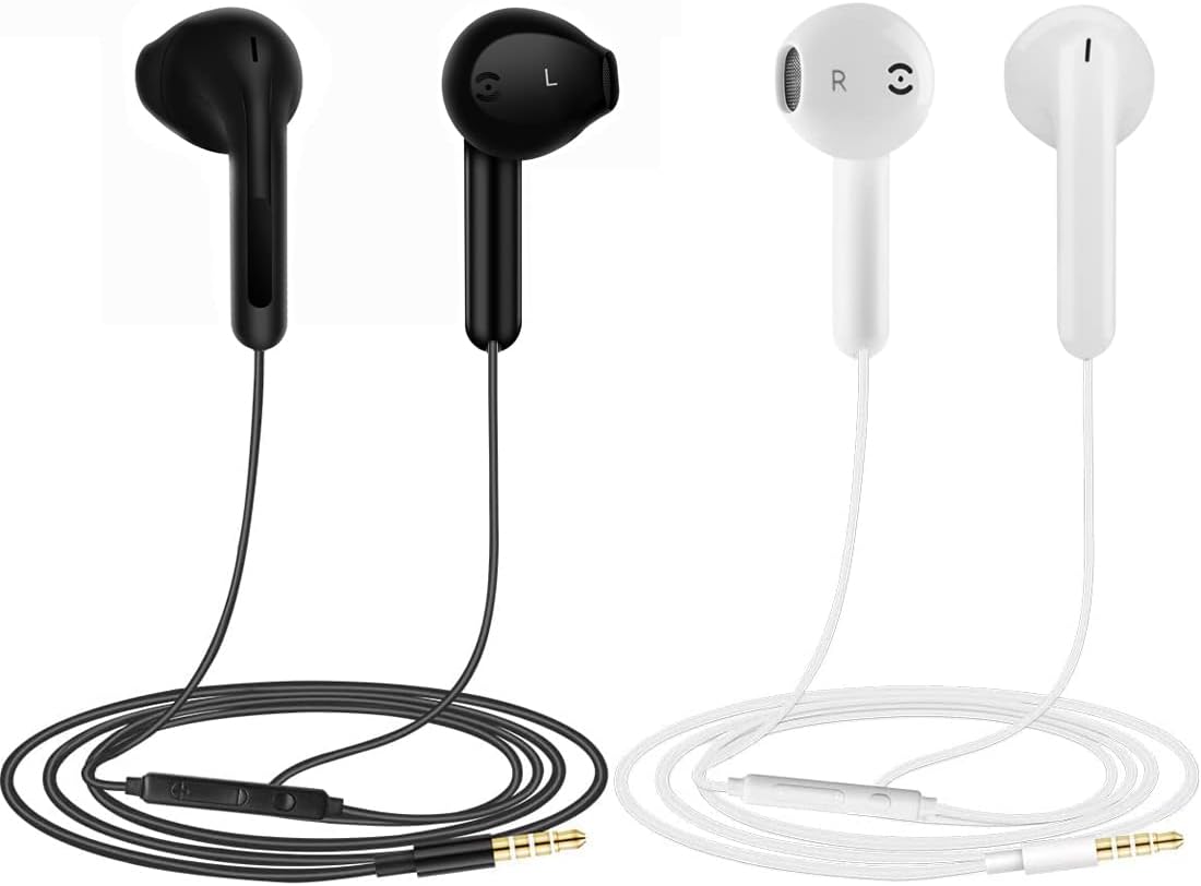 Earphones with mic with effective noise blocking Assorted Colours