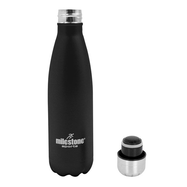 500ML Double Walled S/S Drinking Bottle - Black