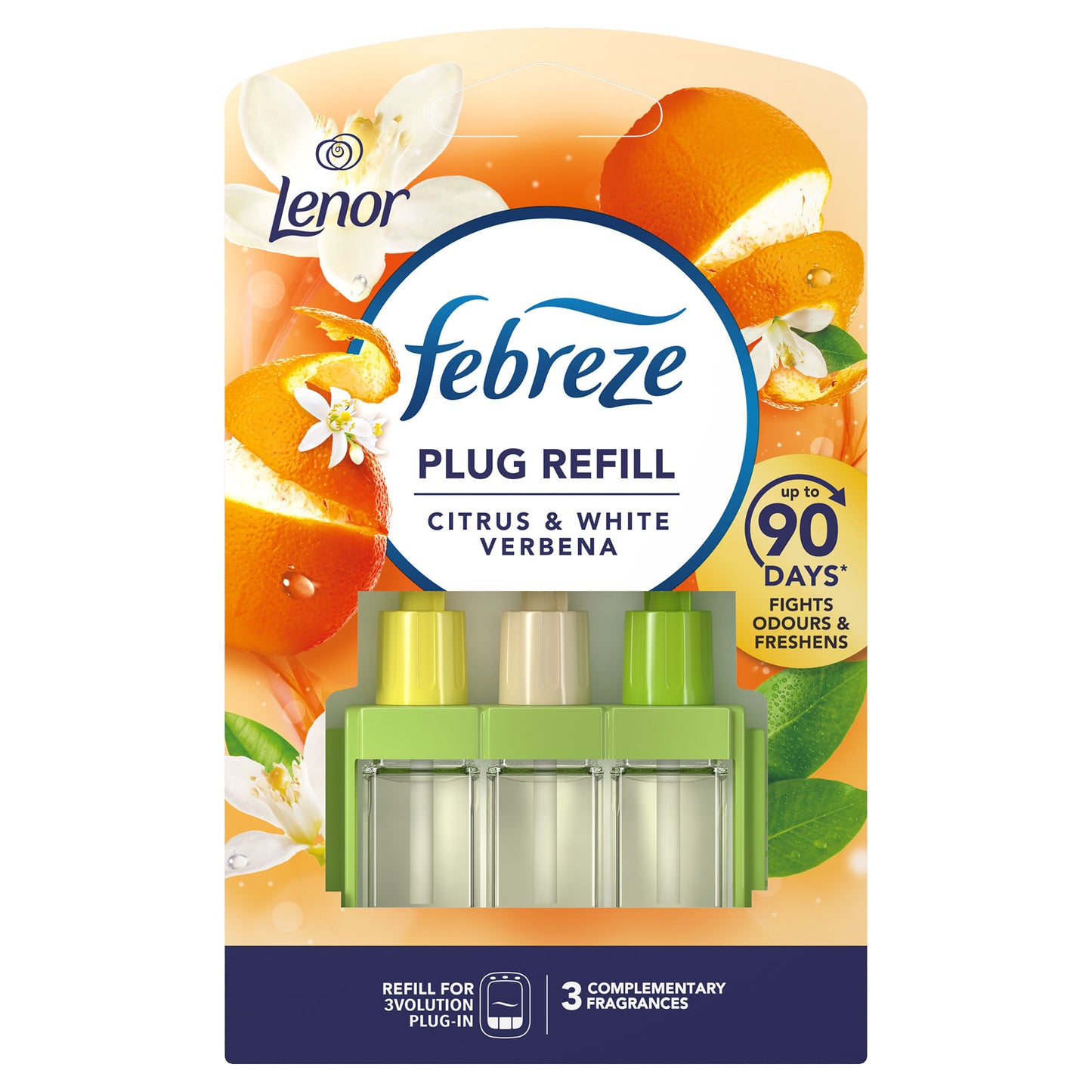 Febreze Recharge Diffuseur Électrique Lenor Agrumes & Verveine Blanche 20ml