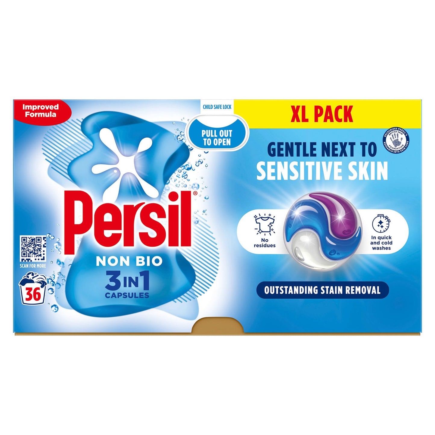PERSIL CAPSULES NON BIO             36'S