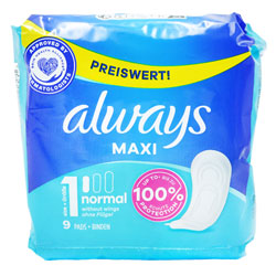 ALWAYS CLASSIC MAXI NORMAL 9'S