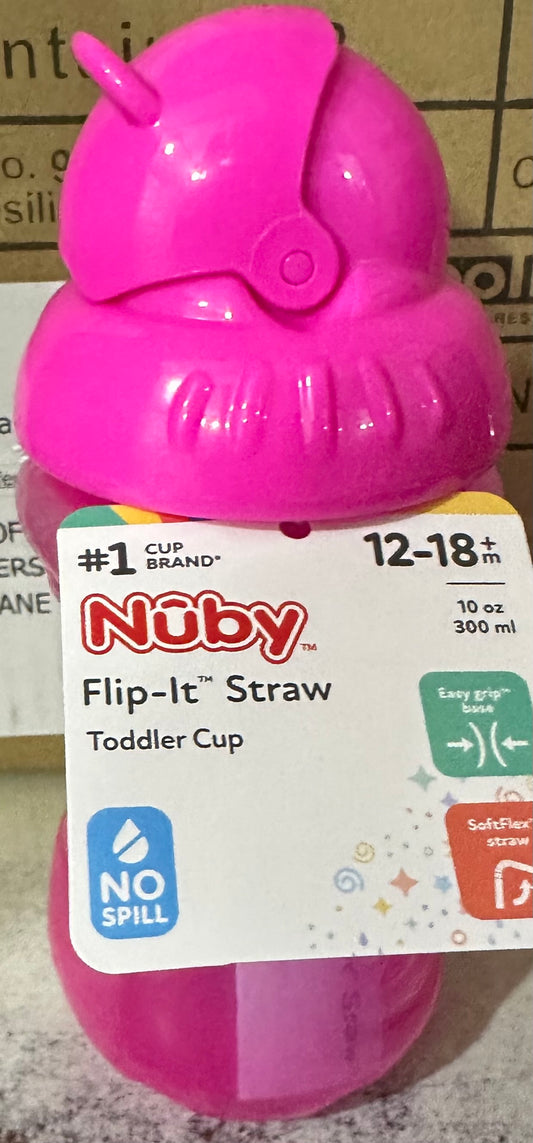 Nuby Flip-It Straw Toddler Cup