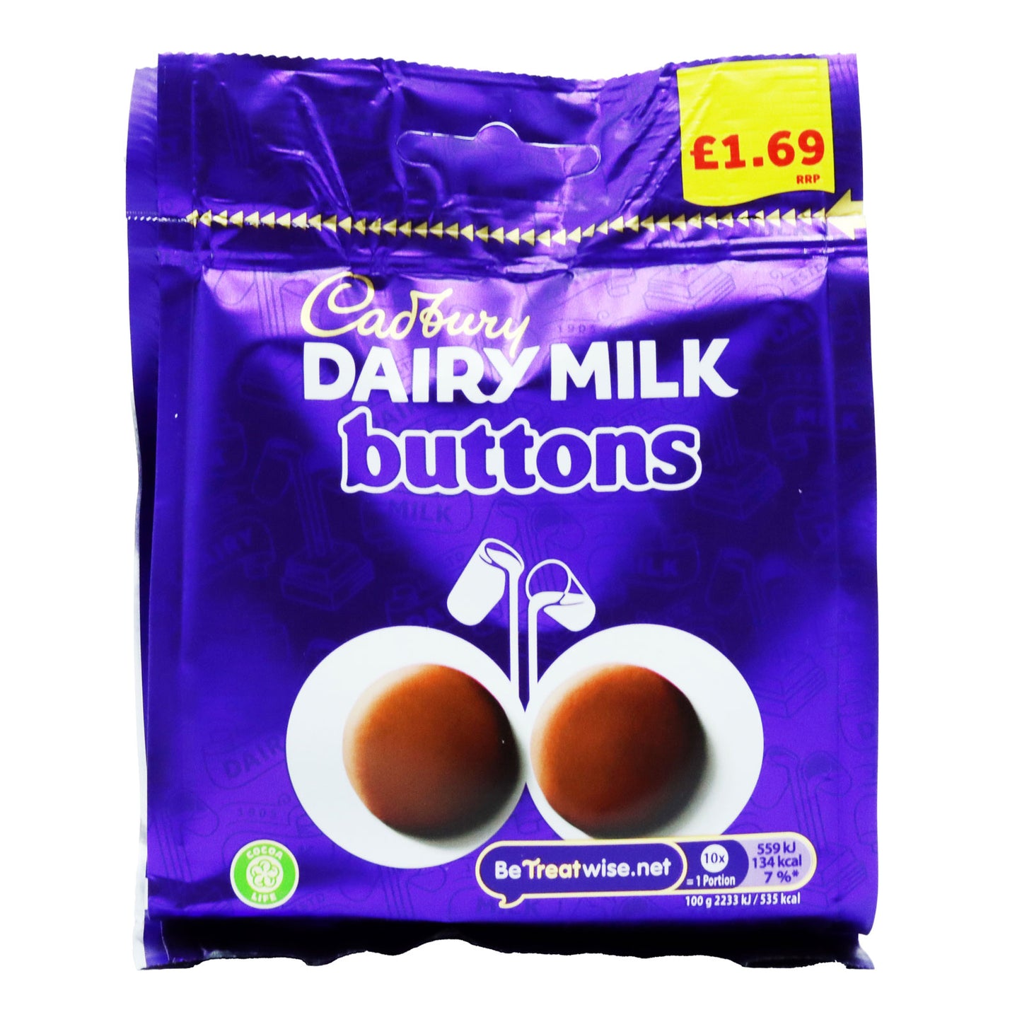 CADBURY GIANT BUTTONS BAG PM £1.69