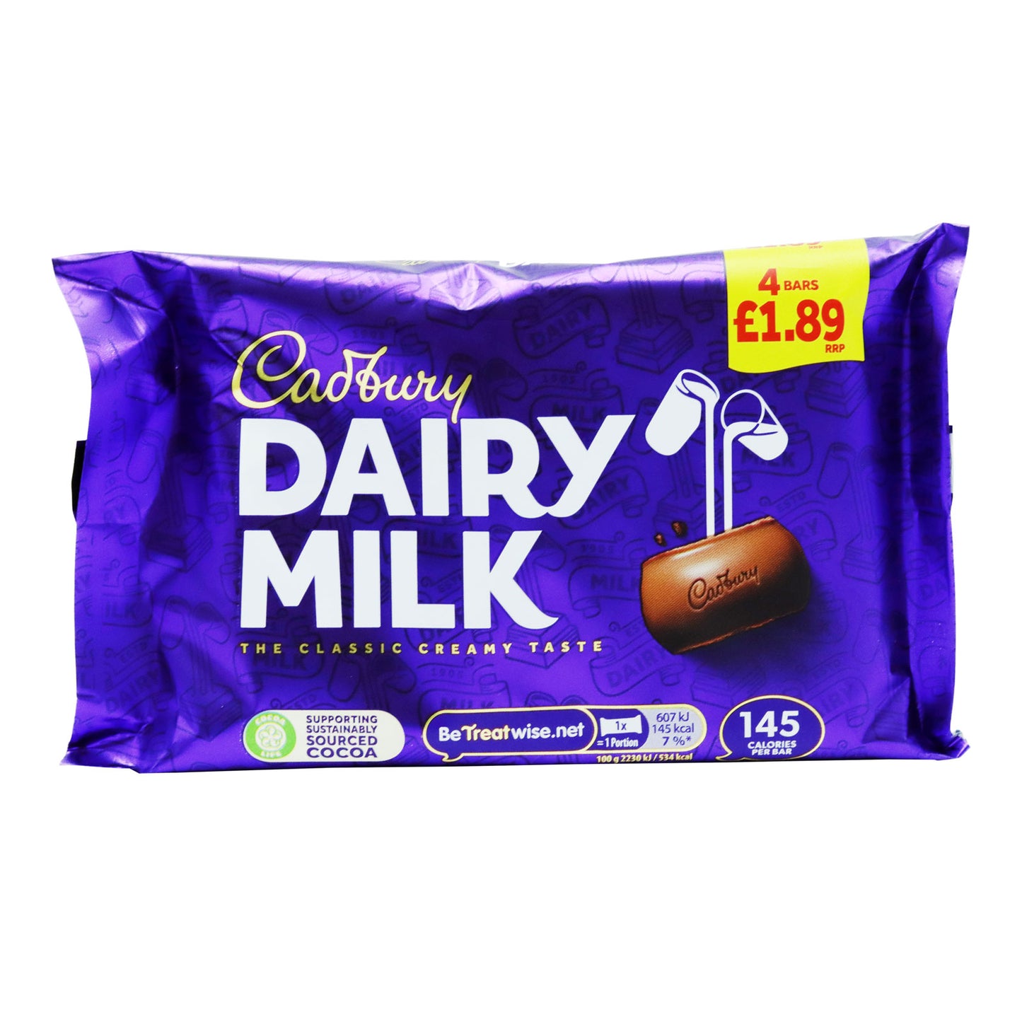 CADBURY DAIRY MILK 4X PM 1,89