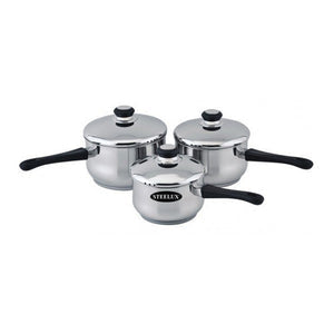 Batterie de cuisine 3 pièces Steelux | ST/9700